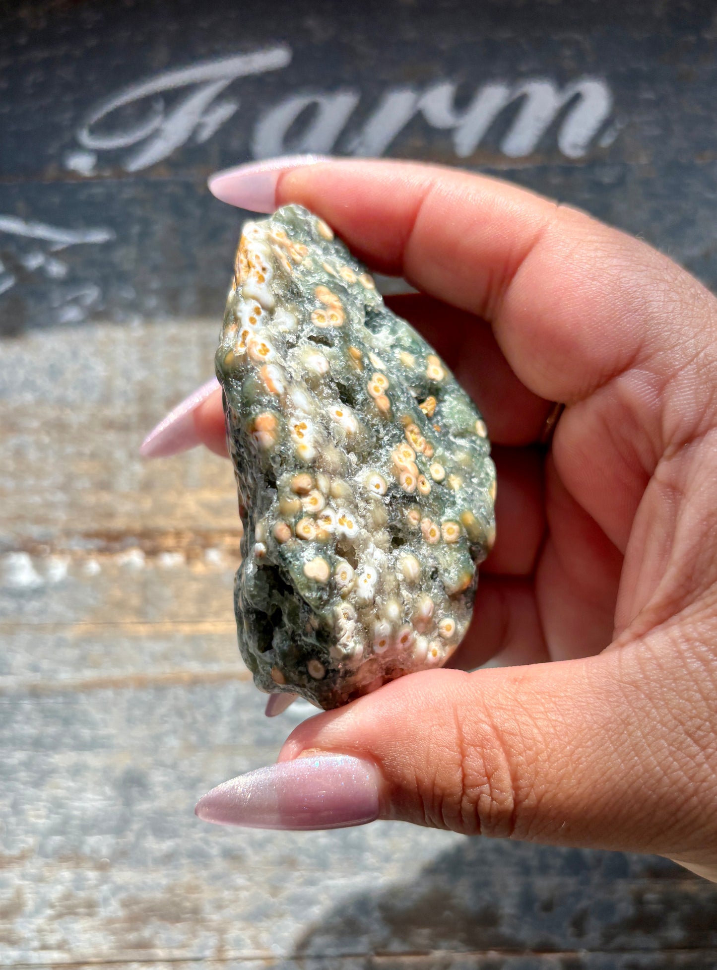 Gorgeous Authentic Ocean Jasper Free Form From Madagascar