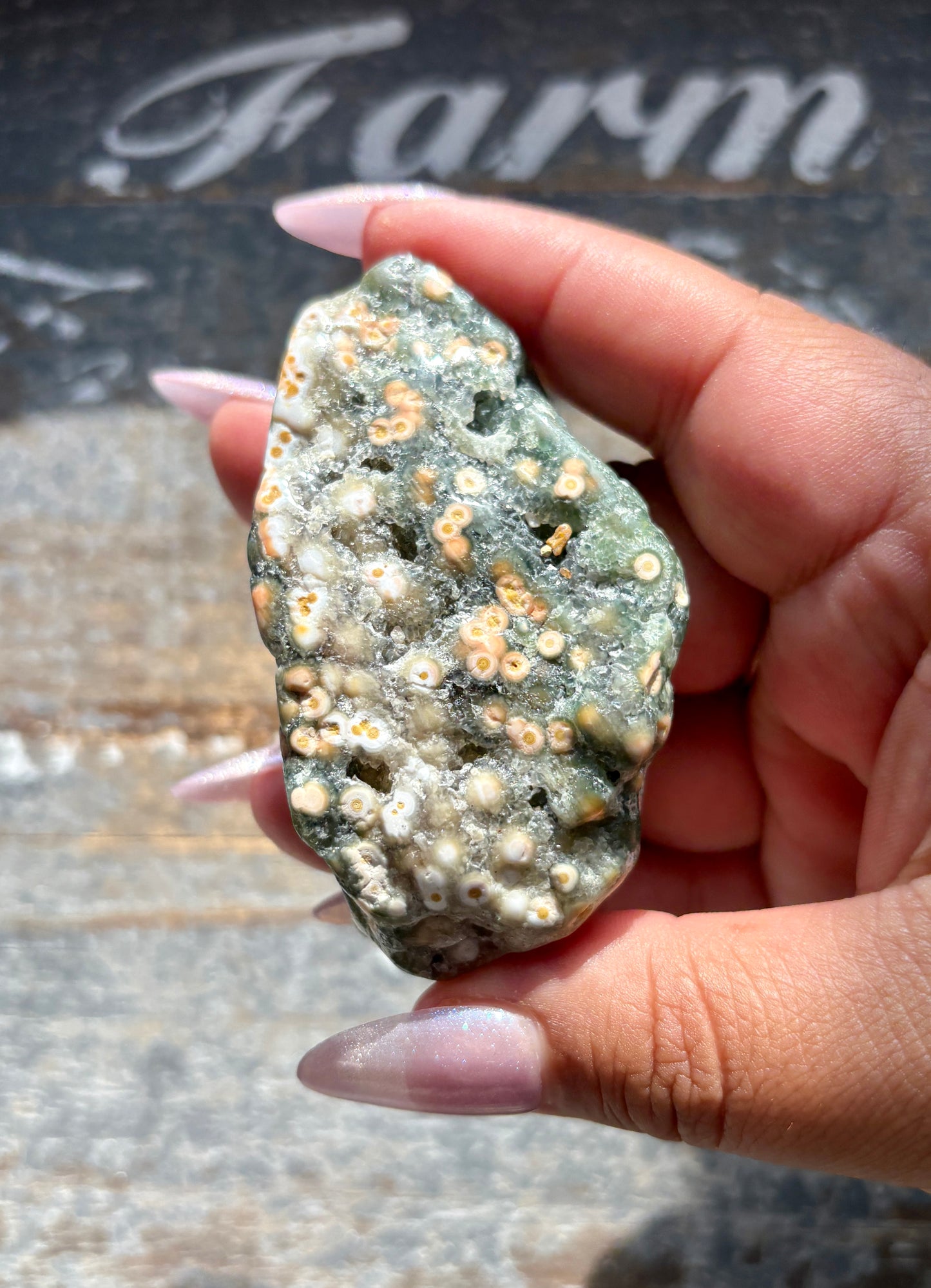 Gorgeous Authentic Ocean Jasper Free Form From Madagascar