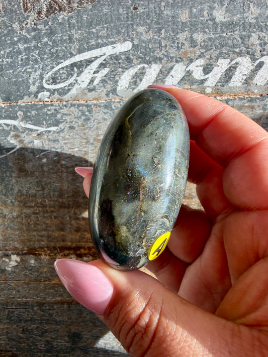 Gorgeous Flashy Labradorite Lingam | Madagascar | Opt A