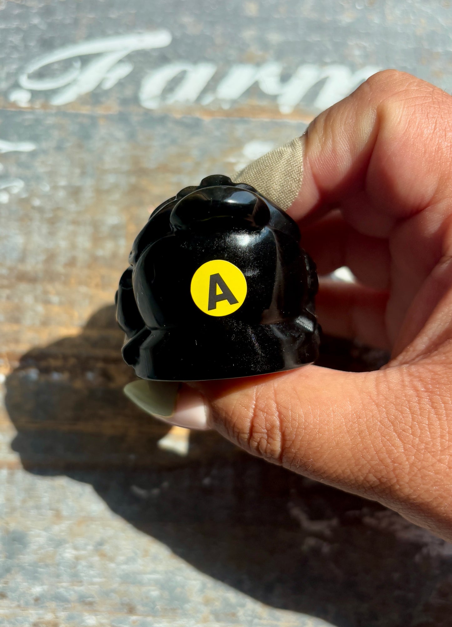 Gold Sheen Obsidian Money Toad | Opt A