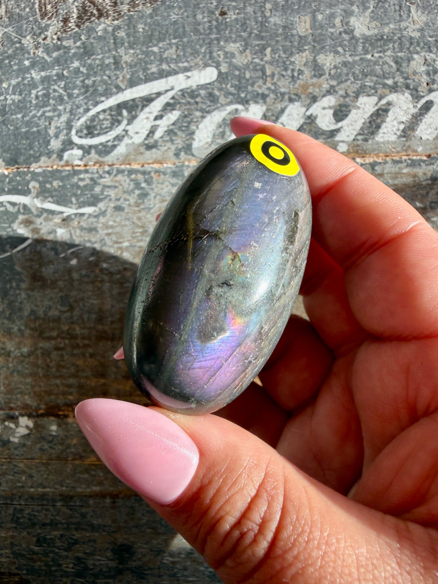 Gorgeous Flashy Labradorite Lingam | Madagascar | Opt O