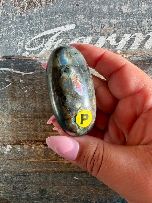 Gorgeous Flashy Labradorite Lingam | Madagascar | Opt P