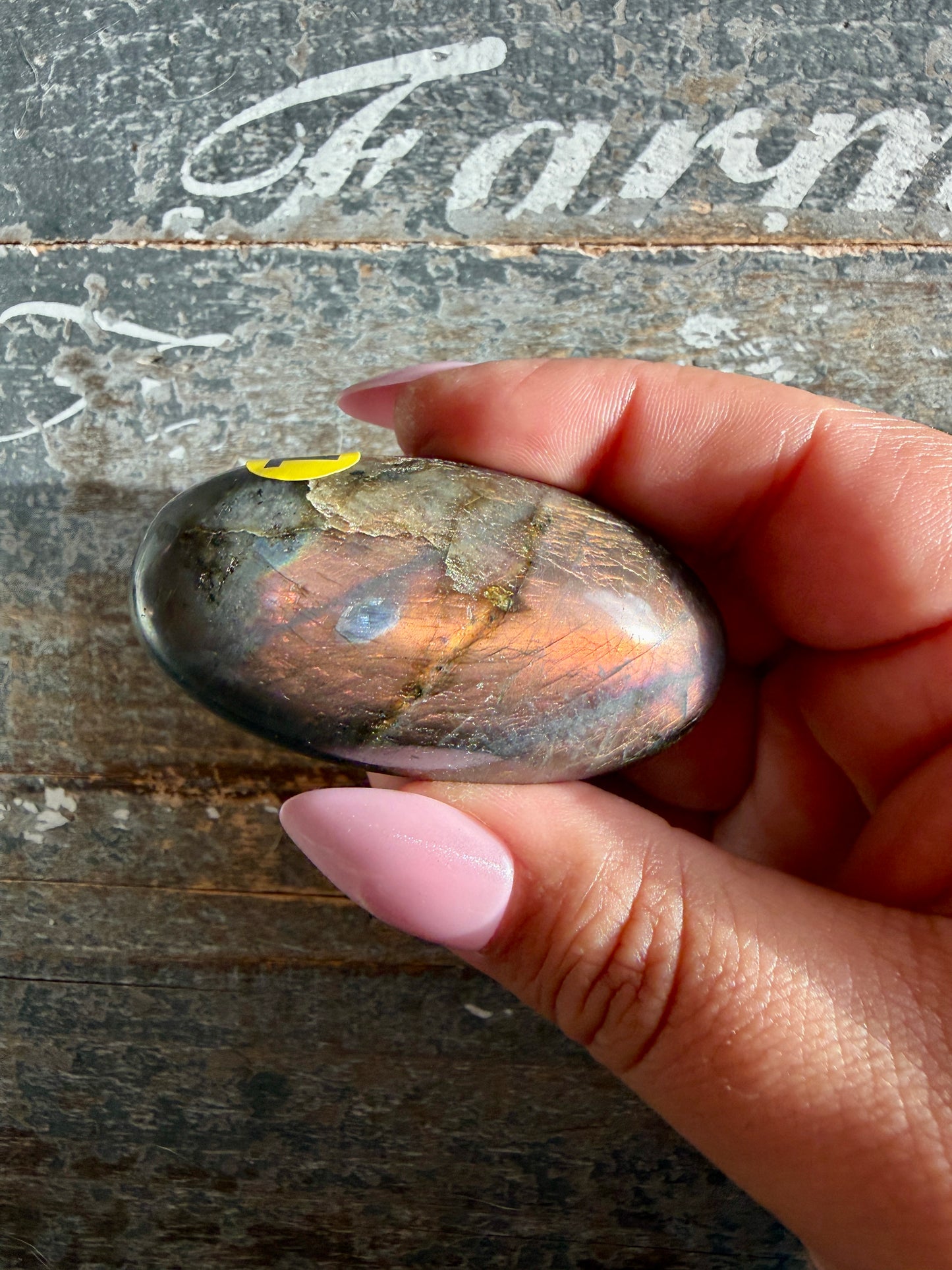 Gorgeous Flashy Labradorite Lingam | Madagascar | Opt L
