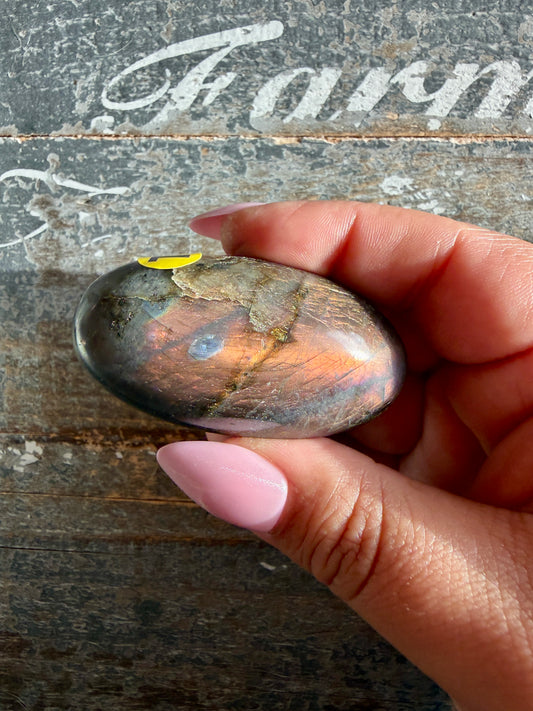 Gorgeous Flashy Labradorite Lingam | Madagascar | Opt L