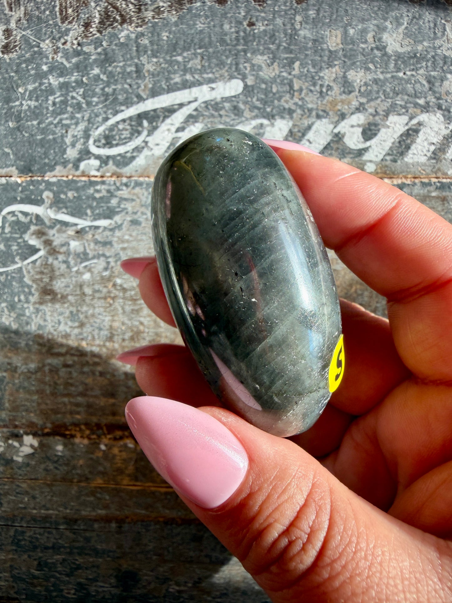 Gorgeous Flashy Labradorite Lingam | Madagascar | Opt S