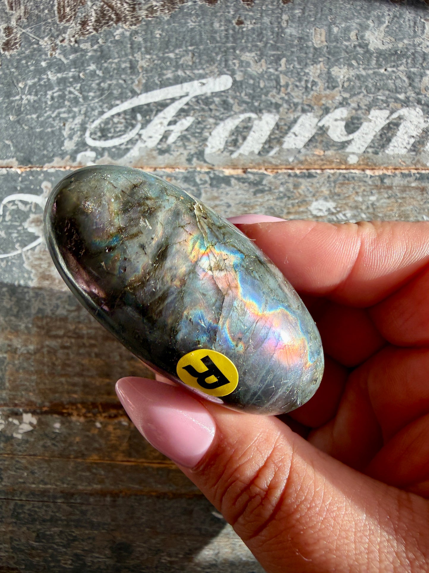 Gorgeous Flashy Labradorite Lingam | Madagascar | Opt R