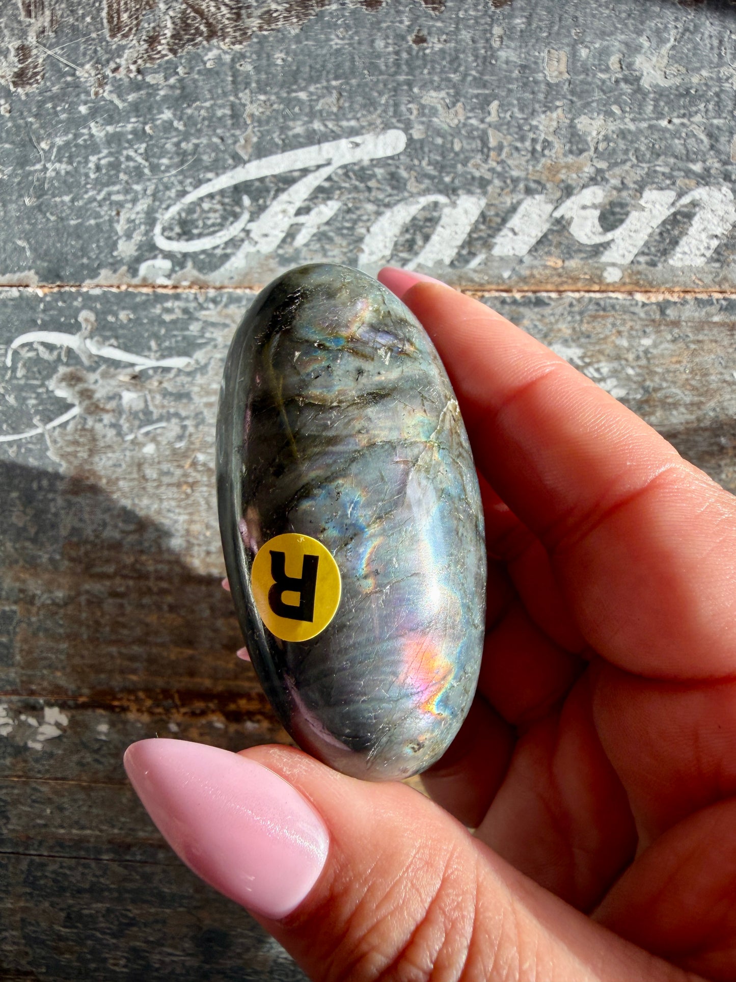Gorgeous Flashy Labradorite Lingam | Madagascar | Opt R