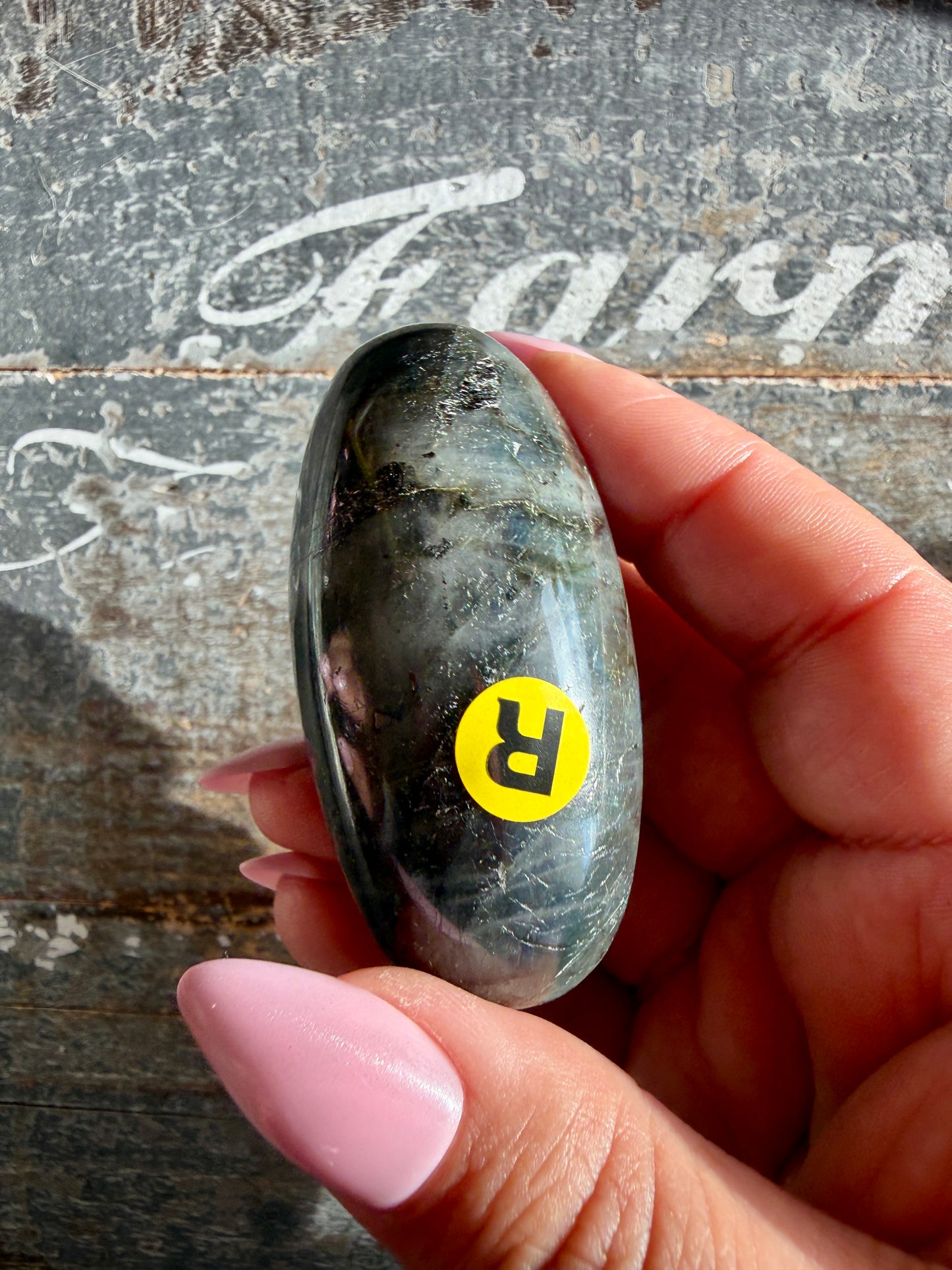 Gorgeous Flashy Labradorite Lingam | Madagascar | Opt R