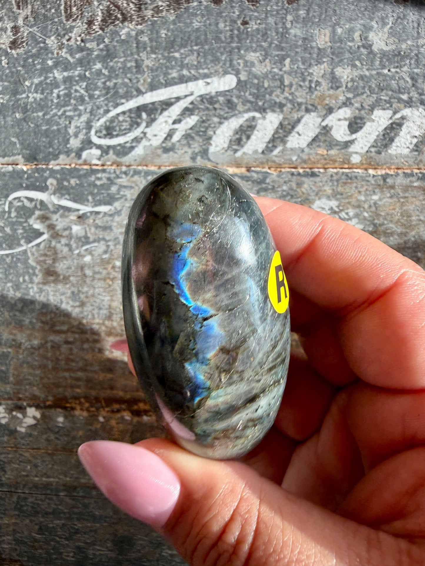 Gorgeous Flashy Labradorite Lingam | Madagascar | Opt R