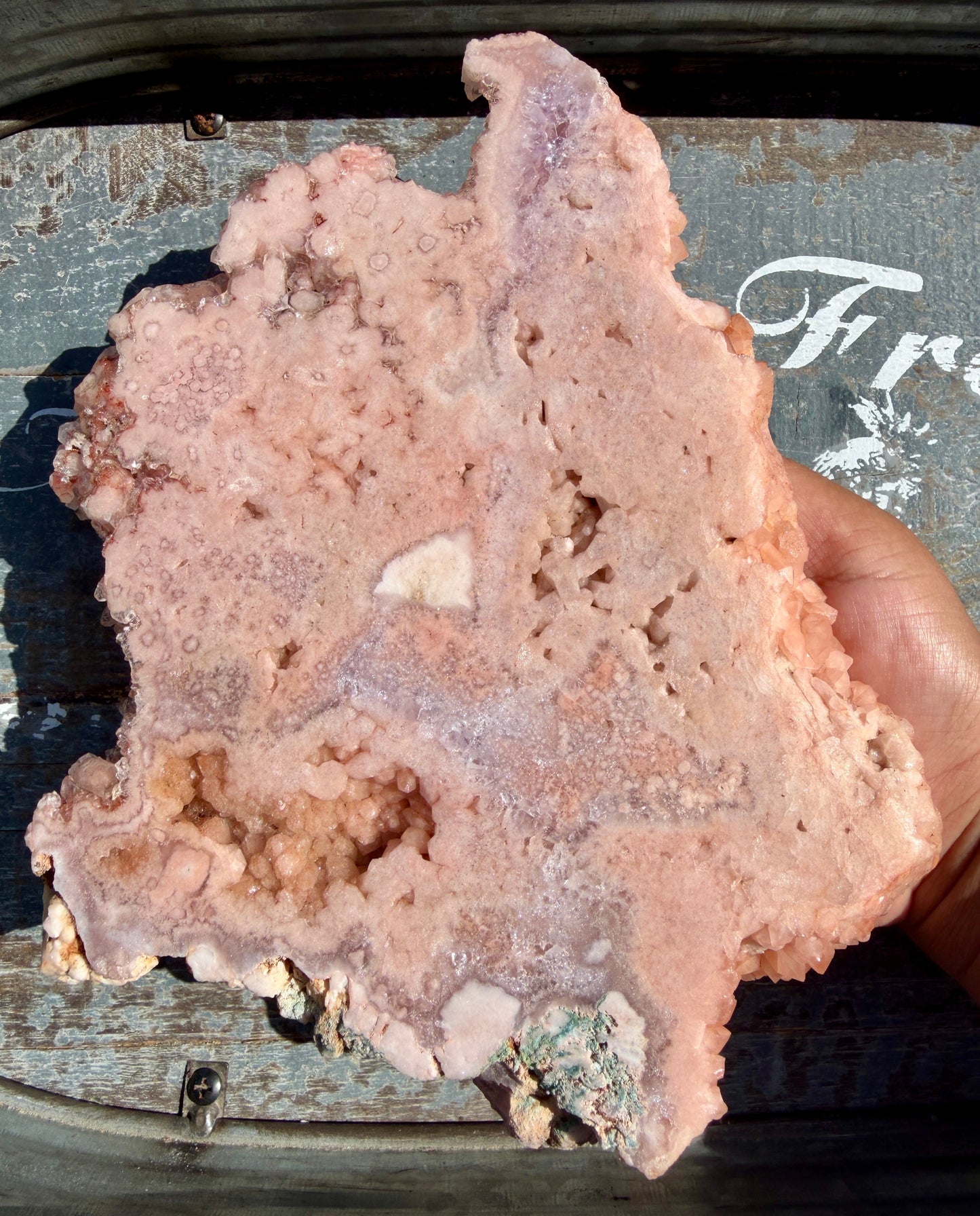 Gorgeous Pink Amethyst Slab | Brazil