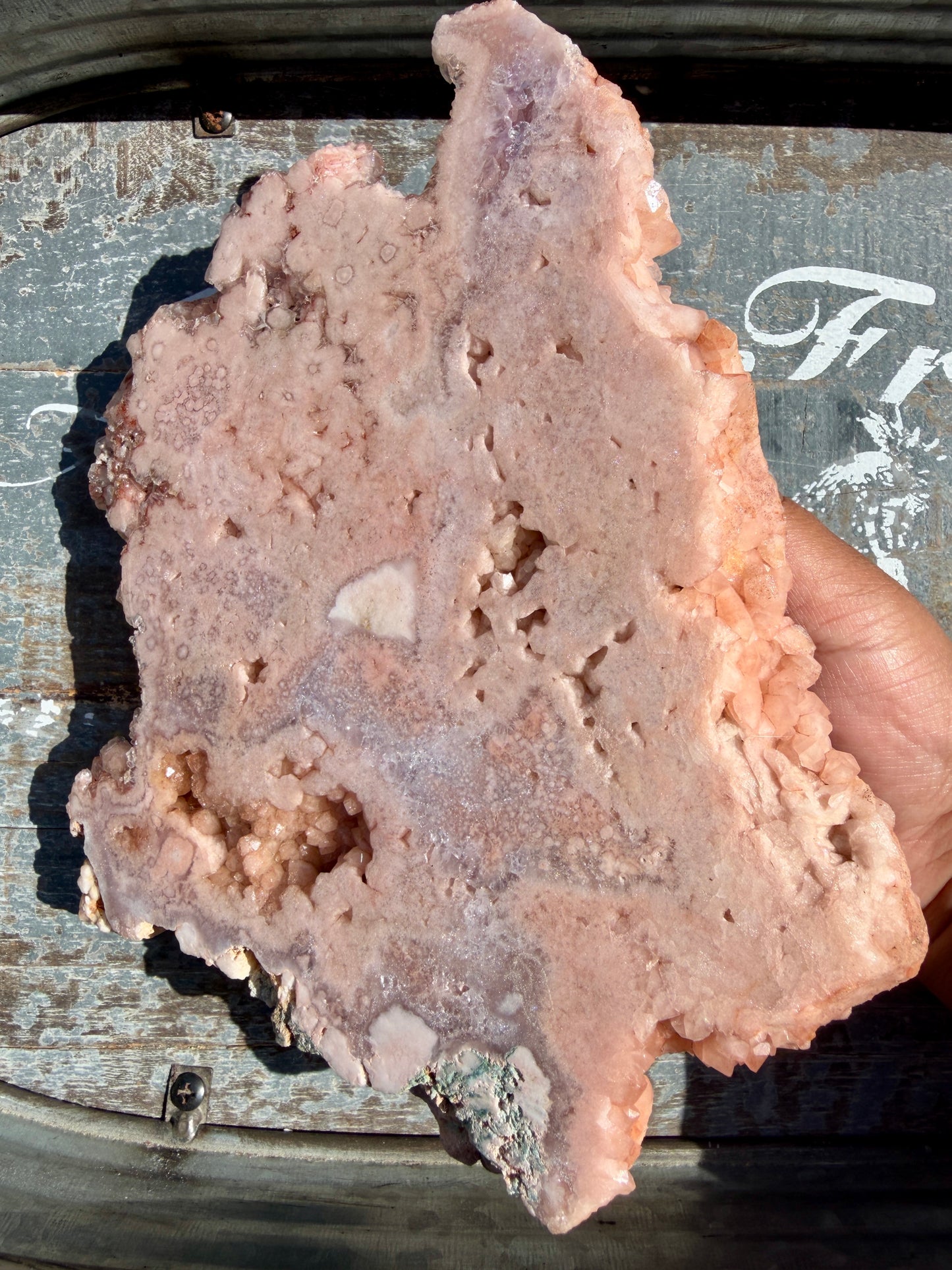Gorgeous Pink Amethyst Slab | Brazil