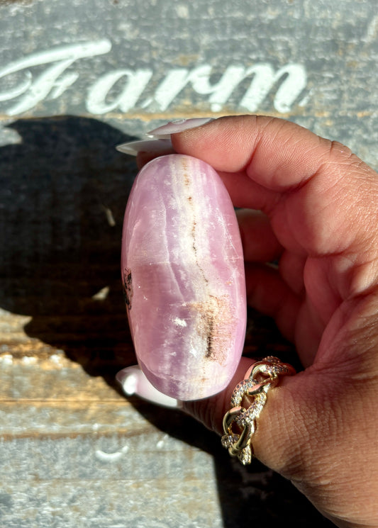 Gorgeous Pink Aragonite Heart from Pakistan | Opt S