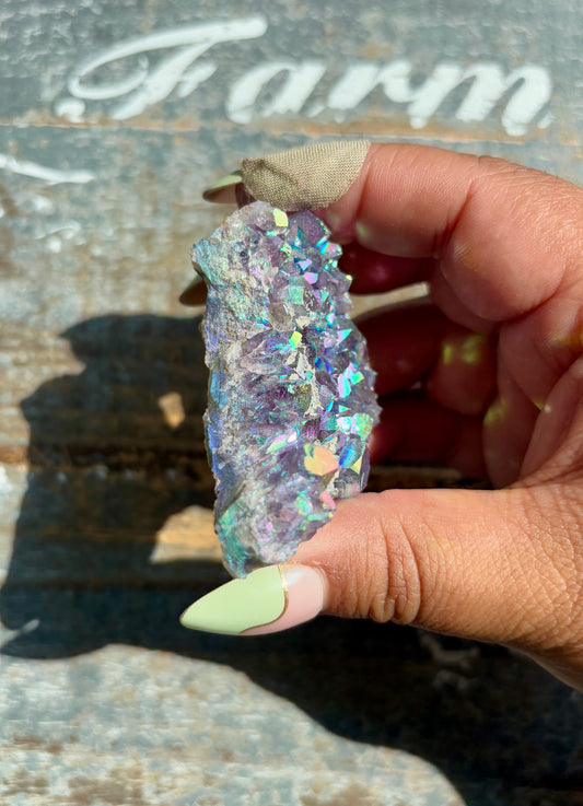Raw Aura Amethyst from Brazil *personal collection piece