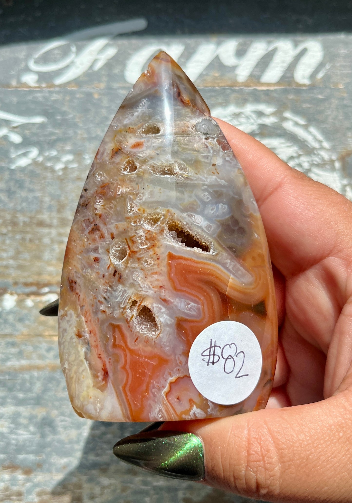 Gorgeous Carnelian High Grade Polished Flame from Brazil