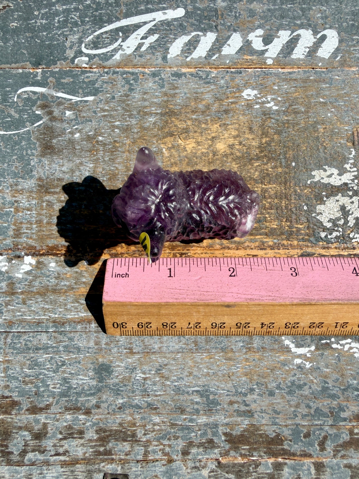 Adorable Rainbow Fluorite Highland Cow | Opt W