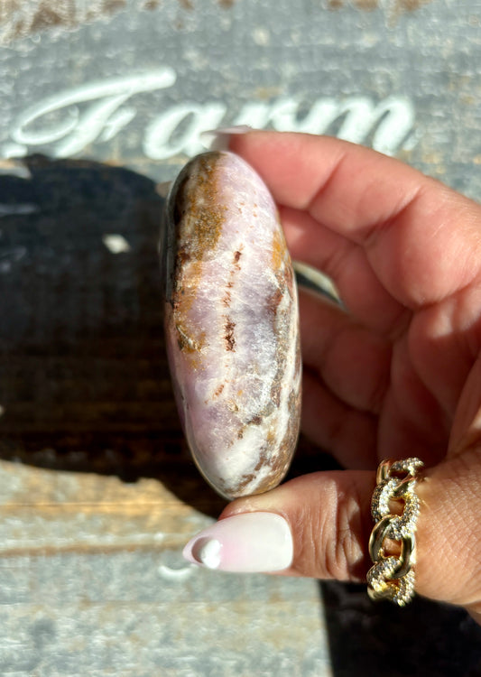 Gorgeous Pink Aragonite Heart from Pakistan | Opt Q