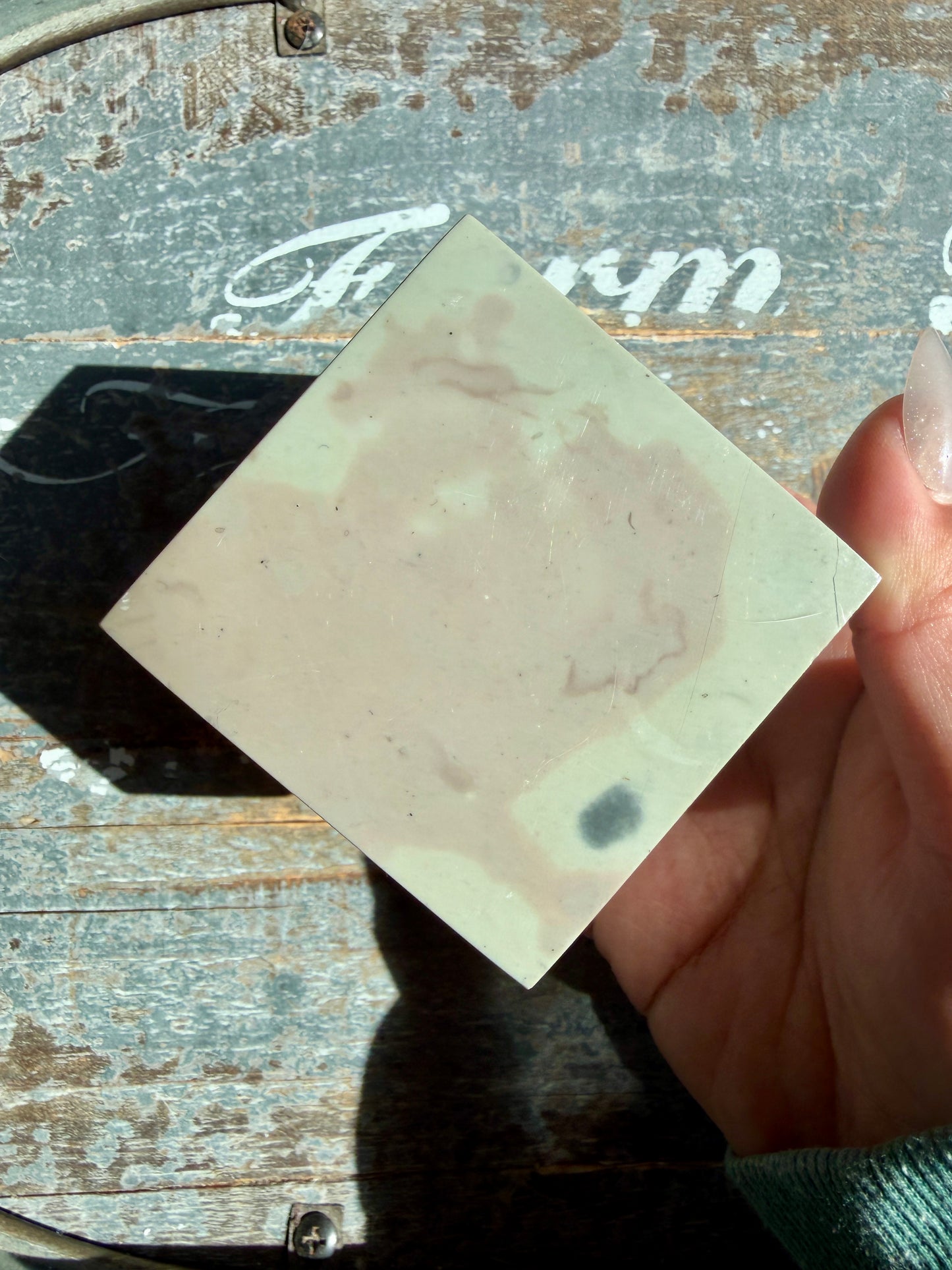 Gorgeous Picture Jasper Cube | Opt F