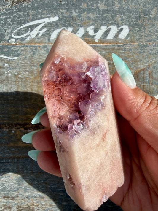 Gorgeous Pink Amethyst Tower | Brazil | Opt 86