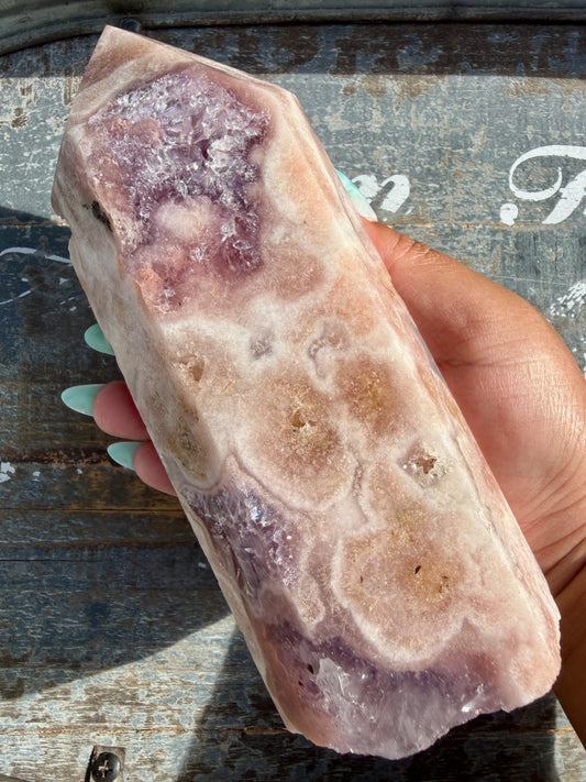 Gorgeous Pink Amethyst Tower | Brazil | Opt 78