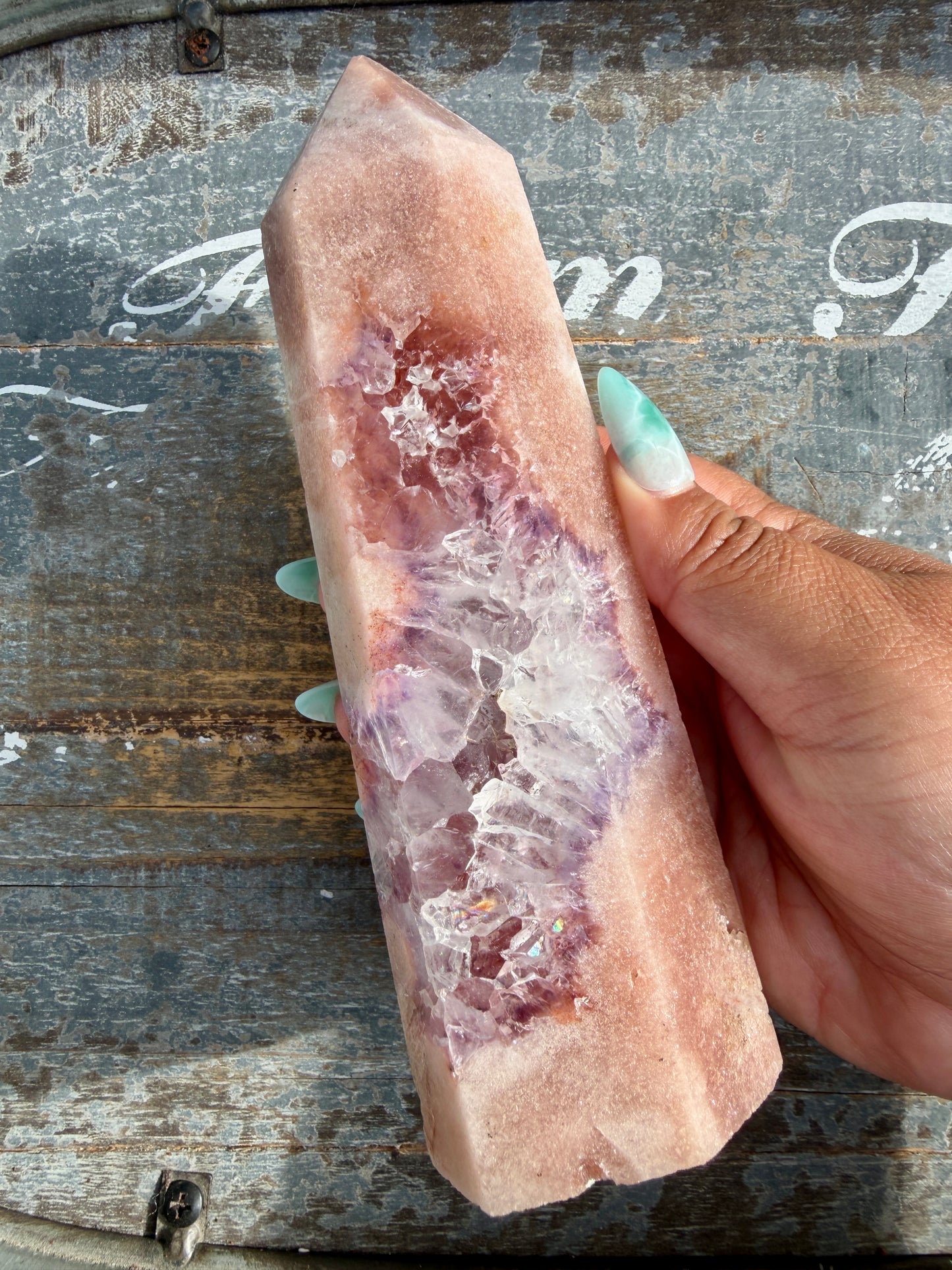Gorgeous Pink Amethyst Tower | Brazil | Opt 79