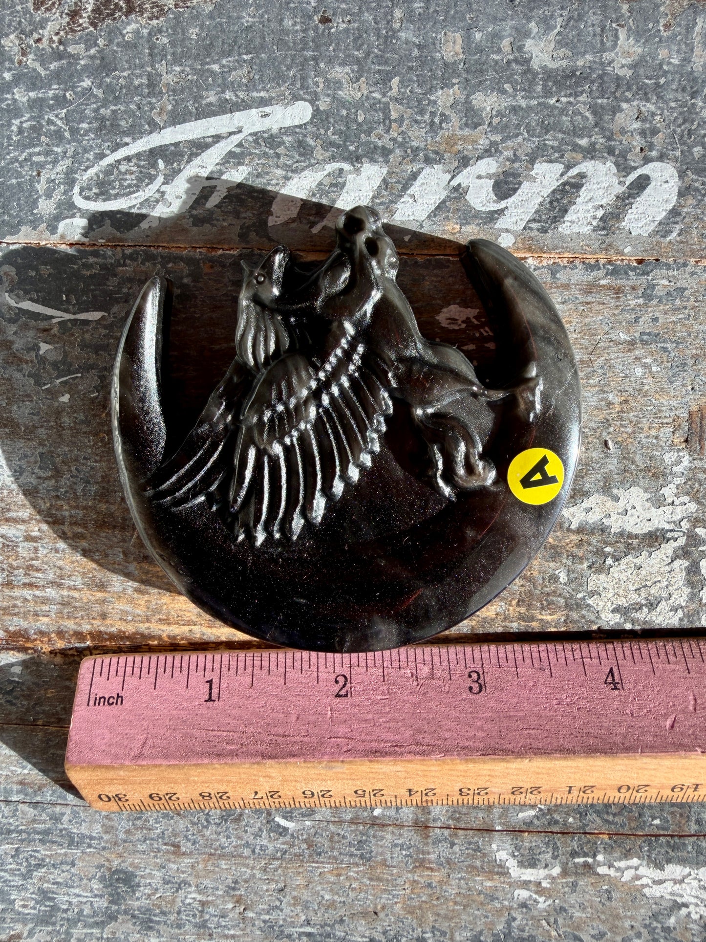 Gorgeous Silver Sheen Obsidian Unicorn | Opt A