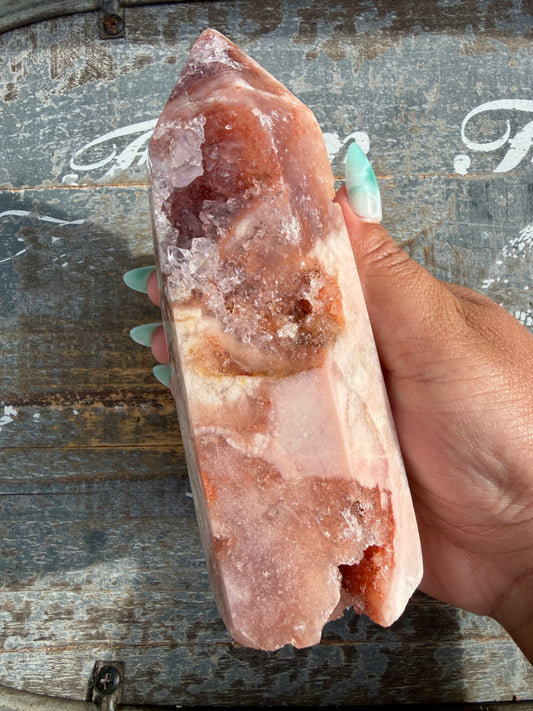 Gorgeous Pink Amethyst Tower | Brazil | Opt 80