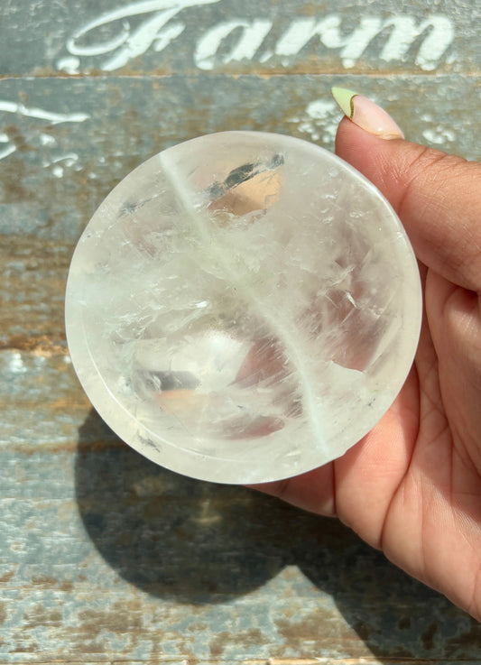Gorgeous Clear Quartz Mini Bowl | Opt Q