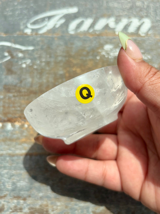 Gorgeous Clear Quartz Mini Bowl | Opt Q