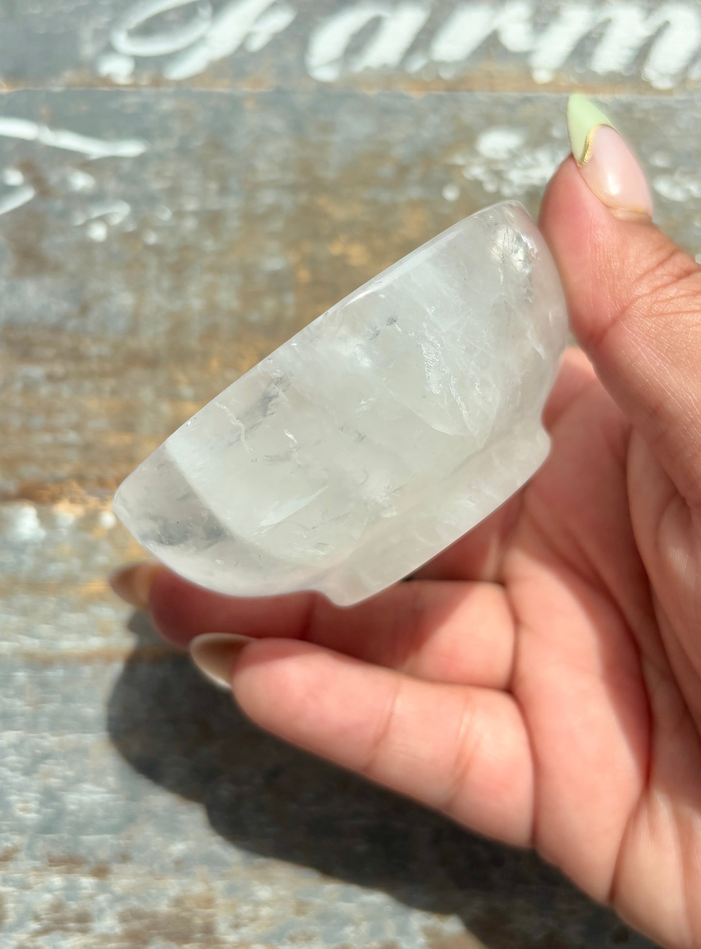 Gorgeous Clear Quartz Mini Bowl | Opt Q