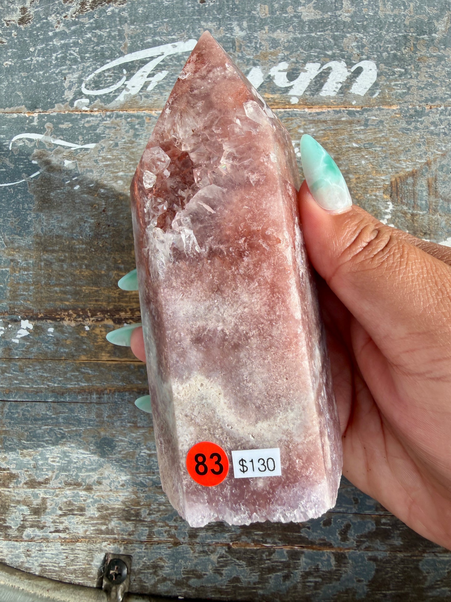 Gorgeous Pink Amethyst Tower | Brazil | Opt 83