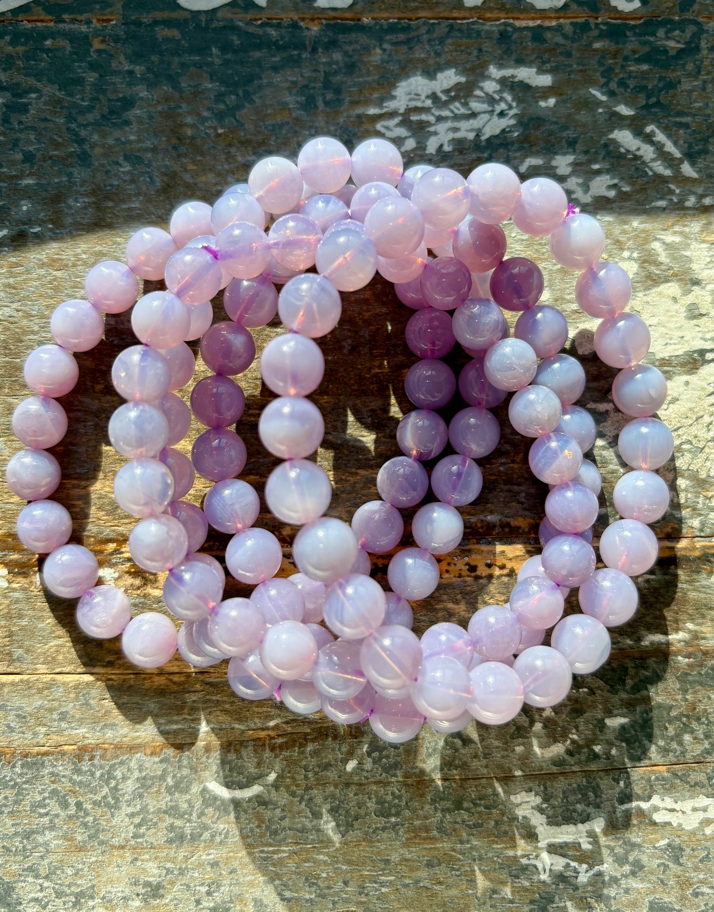 One (1) Gorgeous Lavender Moon Quartz Bracelet