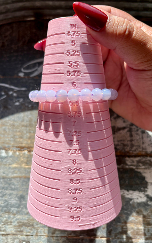 One (1) Gorgeous Lavender Moon Quartz Bracelet