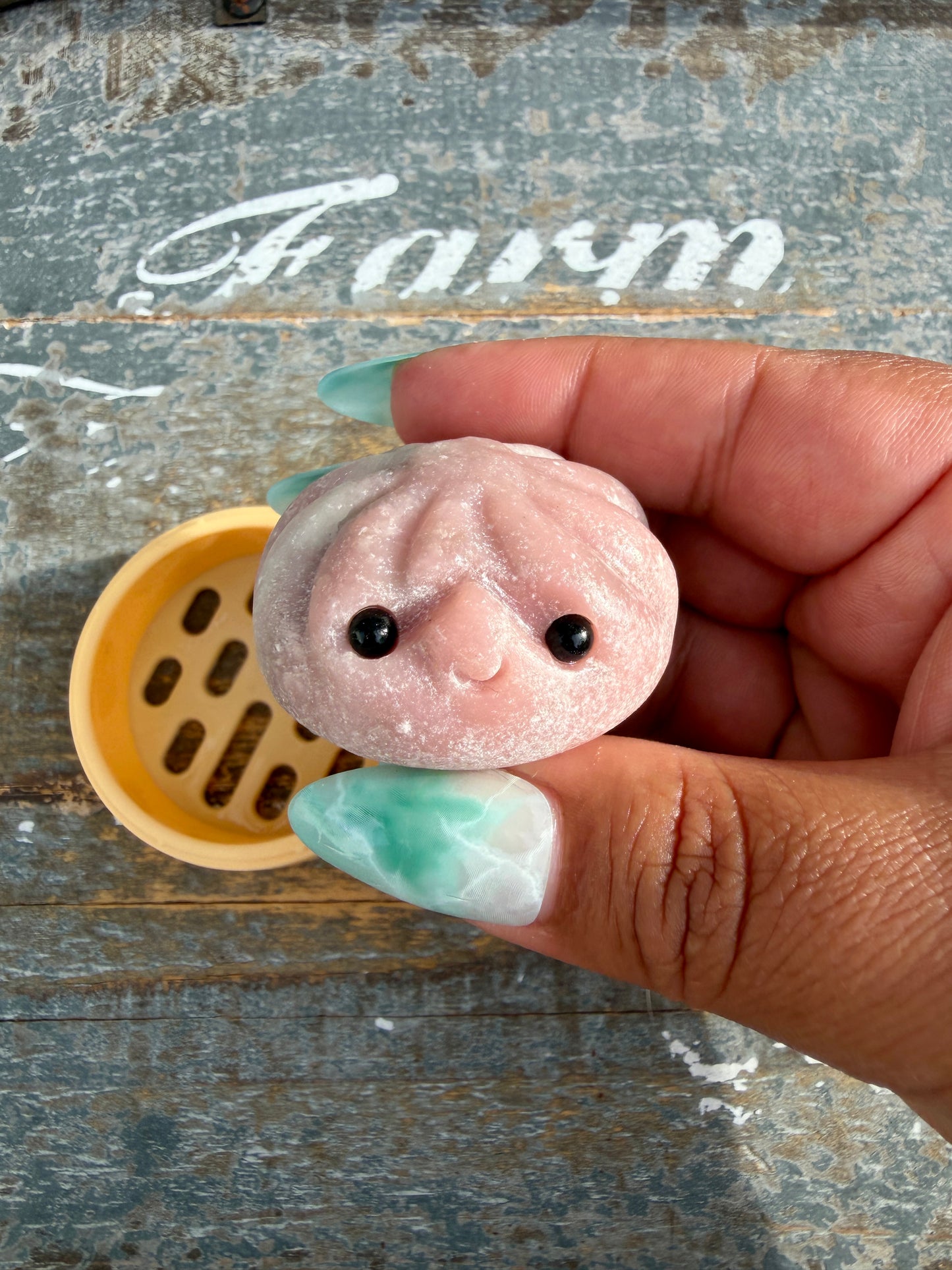 Adorable Pink Opal Xiaolongbao (soup dumpling) | Opt O