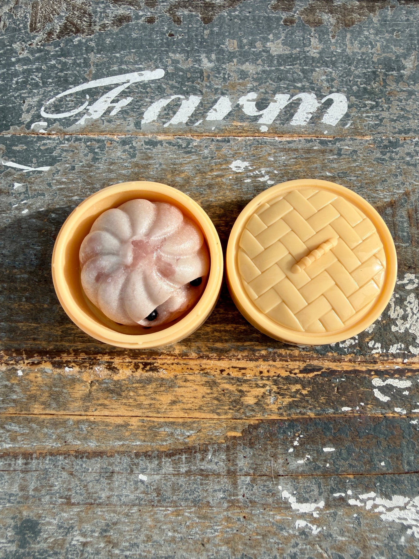 Adorable Pink Opal Xiaolongbao (soup dumpling) | Opt X