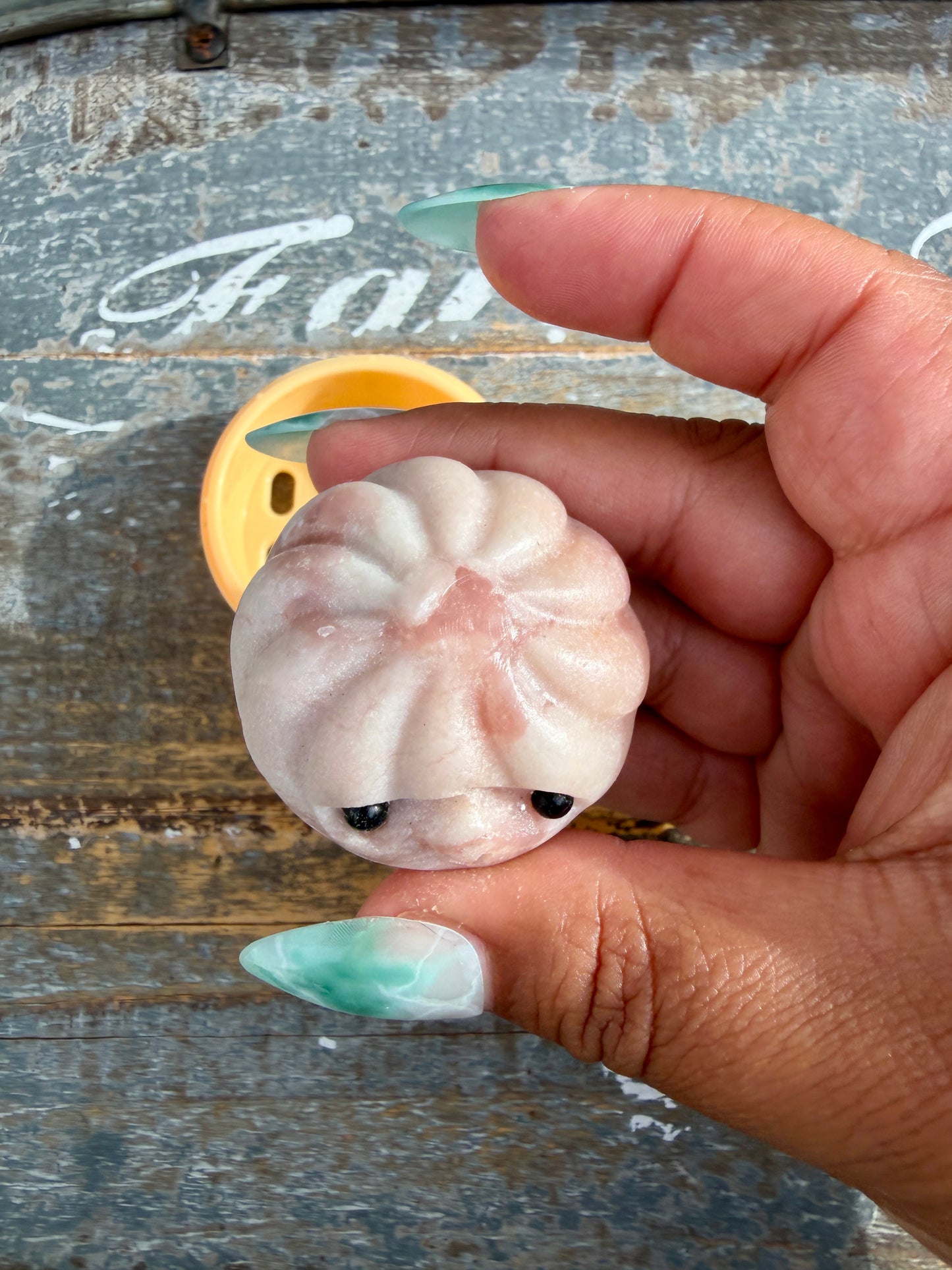 Adorable Pink Opal Xiaolongbao (soup dumpling) | Opt X