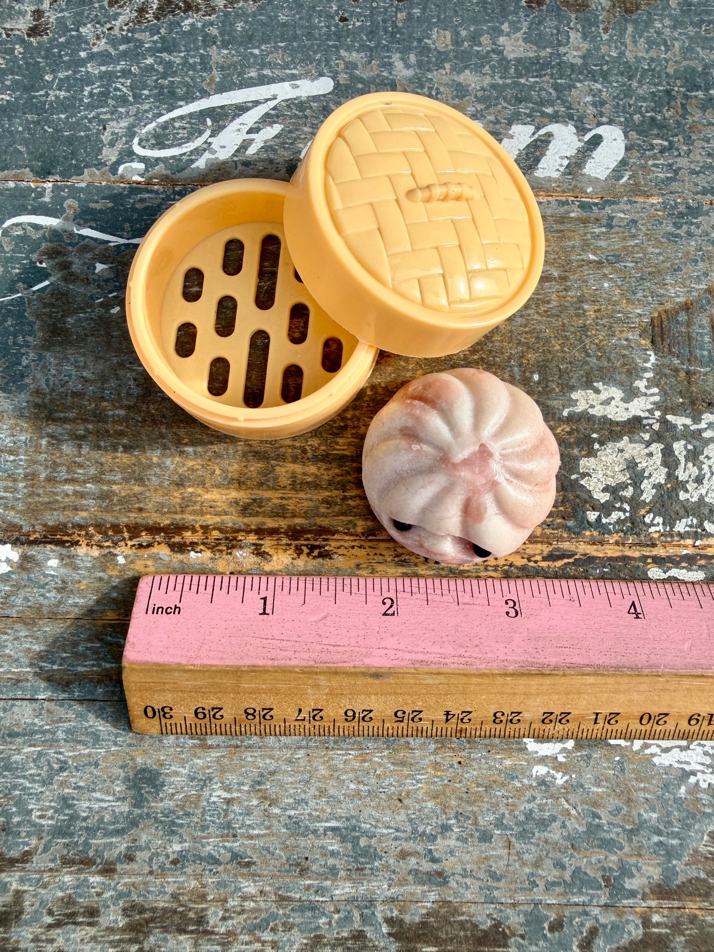 Adorable Pink Opal Xiaolongbao (soup dumpling) | Opt X