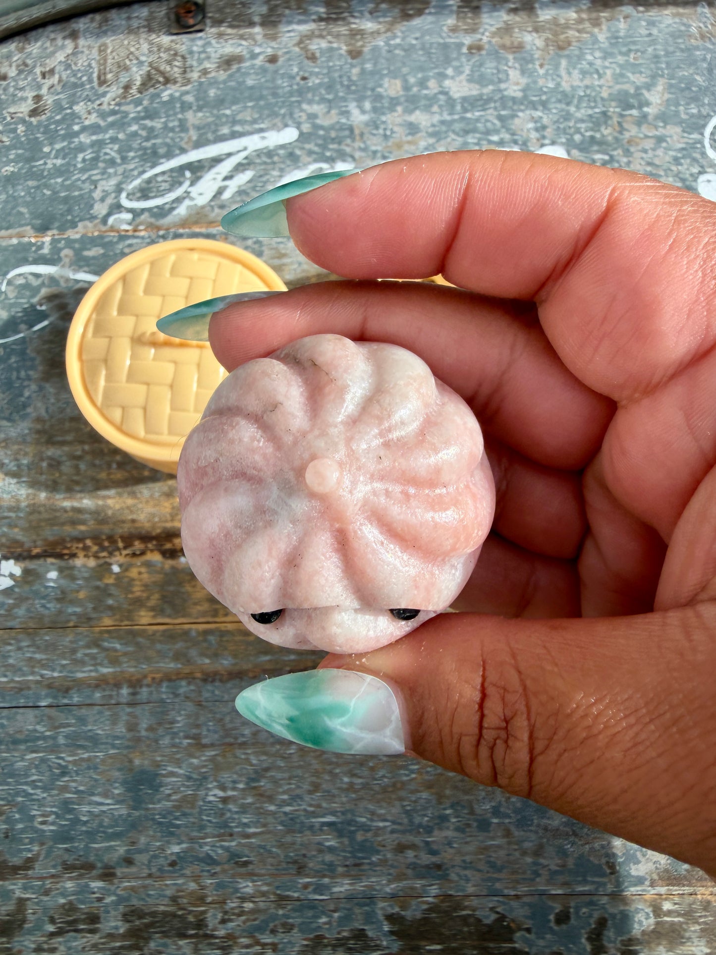 Adorable Pink Opal Xiaolongbao (soup dumpling) | Opt L