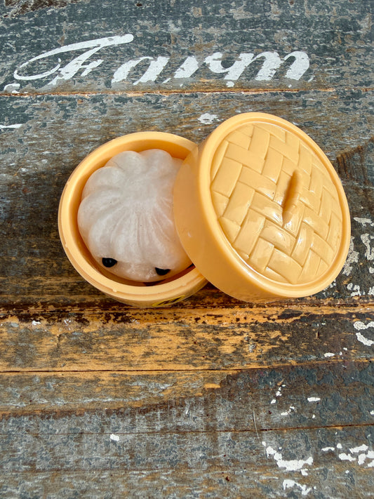 Adorable White Calcite Xiaolongbao (soup dumpling) | Opt M