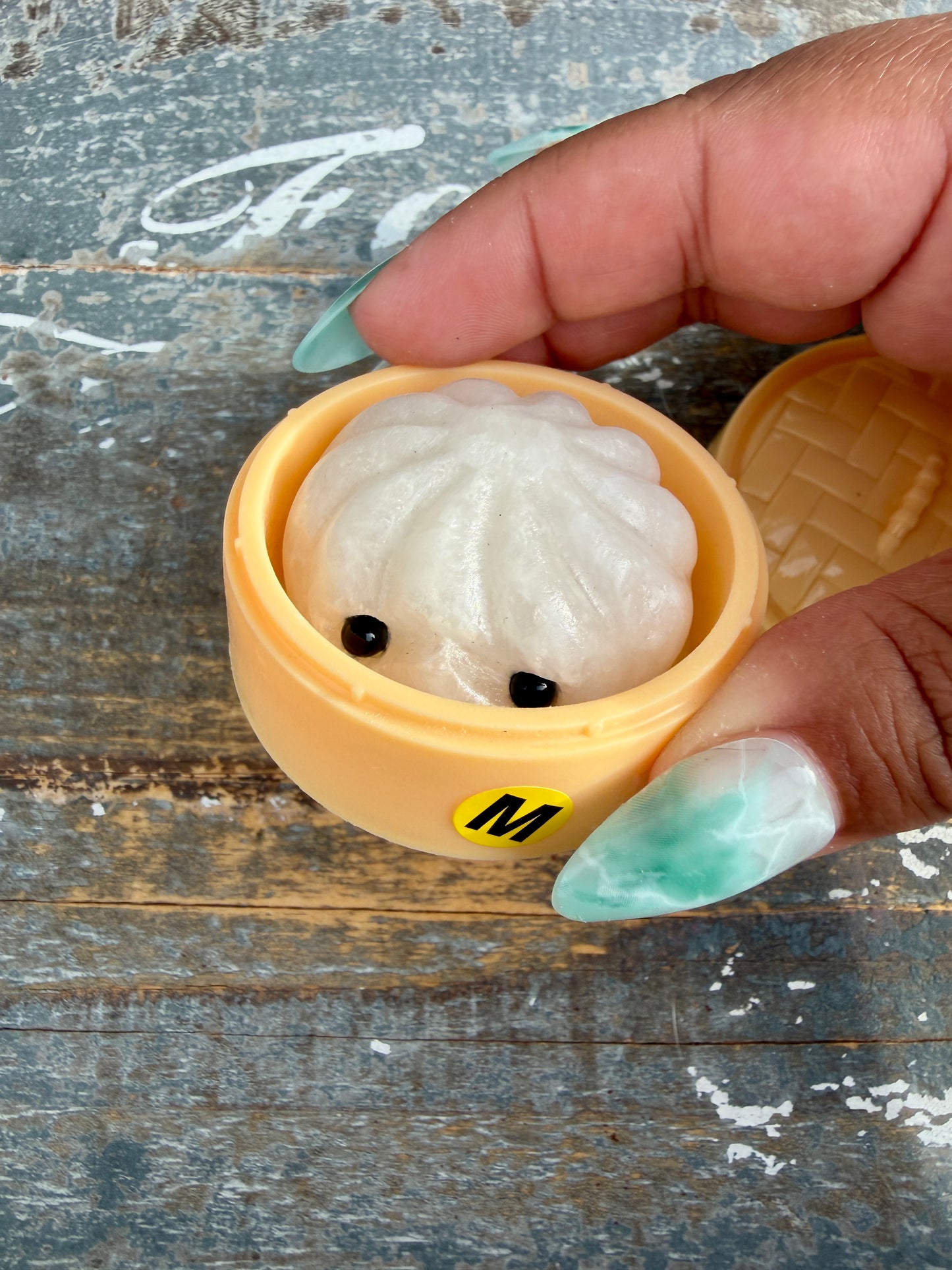 Adorable White Calcite Xiaolongbao (soup dumpling) | Opt M