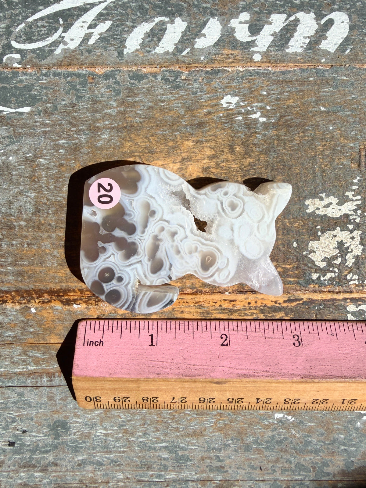 Gorgeous Indonesian Scenic Moss Agate CAT Carving | Opt 20