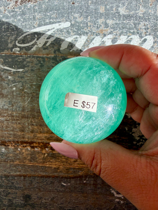 Gorgeous Blue Lake Fluorite Sphere | Opt E