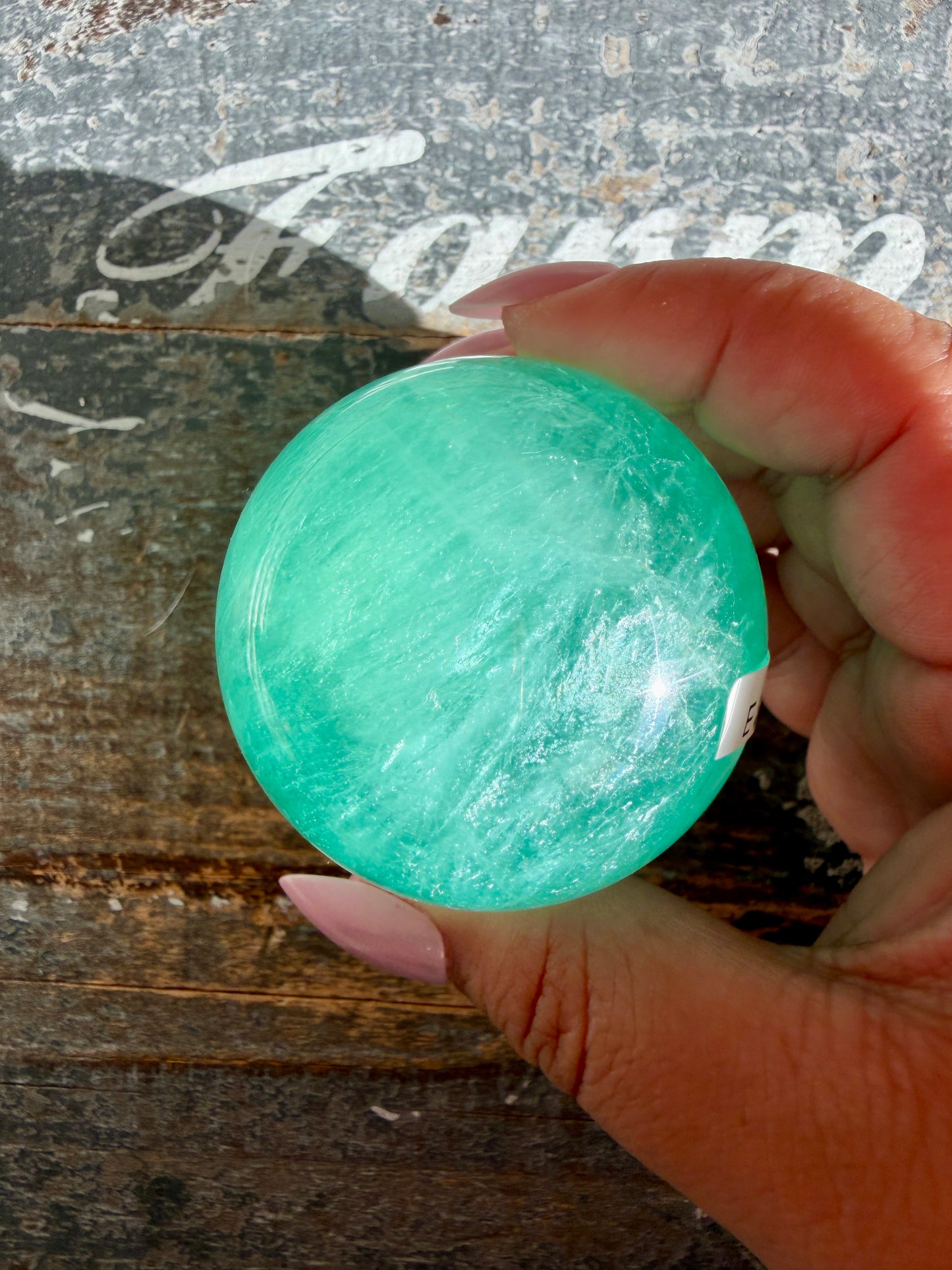 Gorgeous Blue Lake Fluorite Sphere | Opt E
