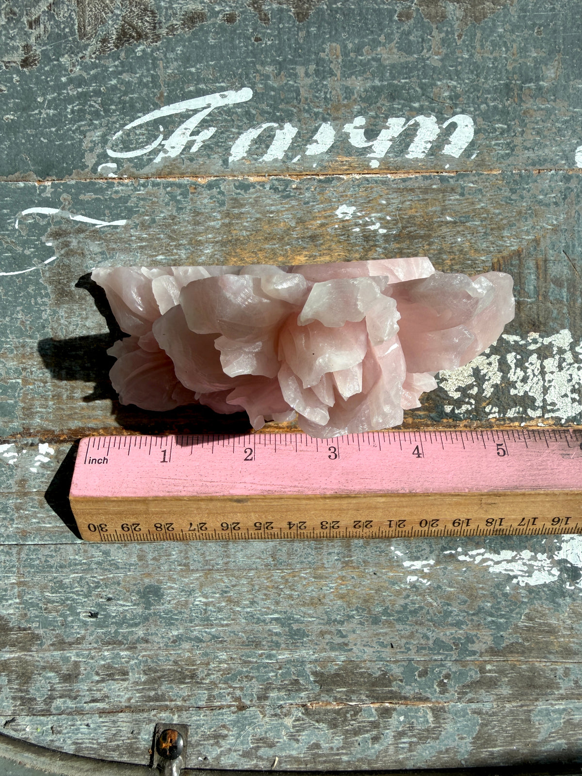 Gorgeous Pink Opal Hand Carved Flower | Opt I