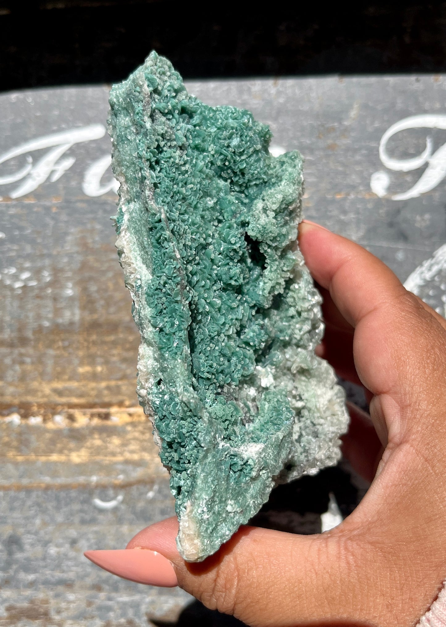 Gorgeous Dark Turquoise Botryoidal Chalcedony from India