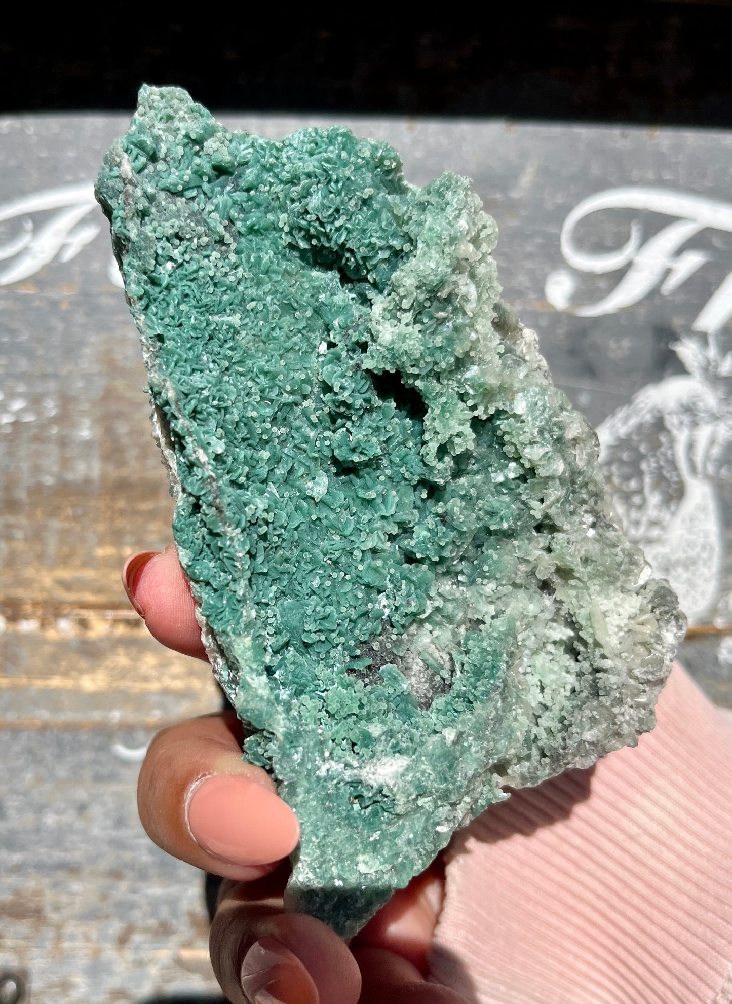 Gorgeous Dark Turquoise Botryoidal Chalcedony from India