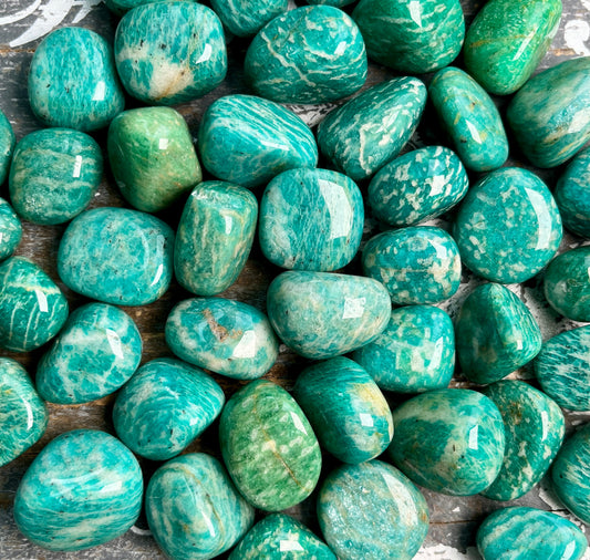 One (1) Gorgeous High Grade Amazonite Tumble