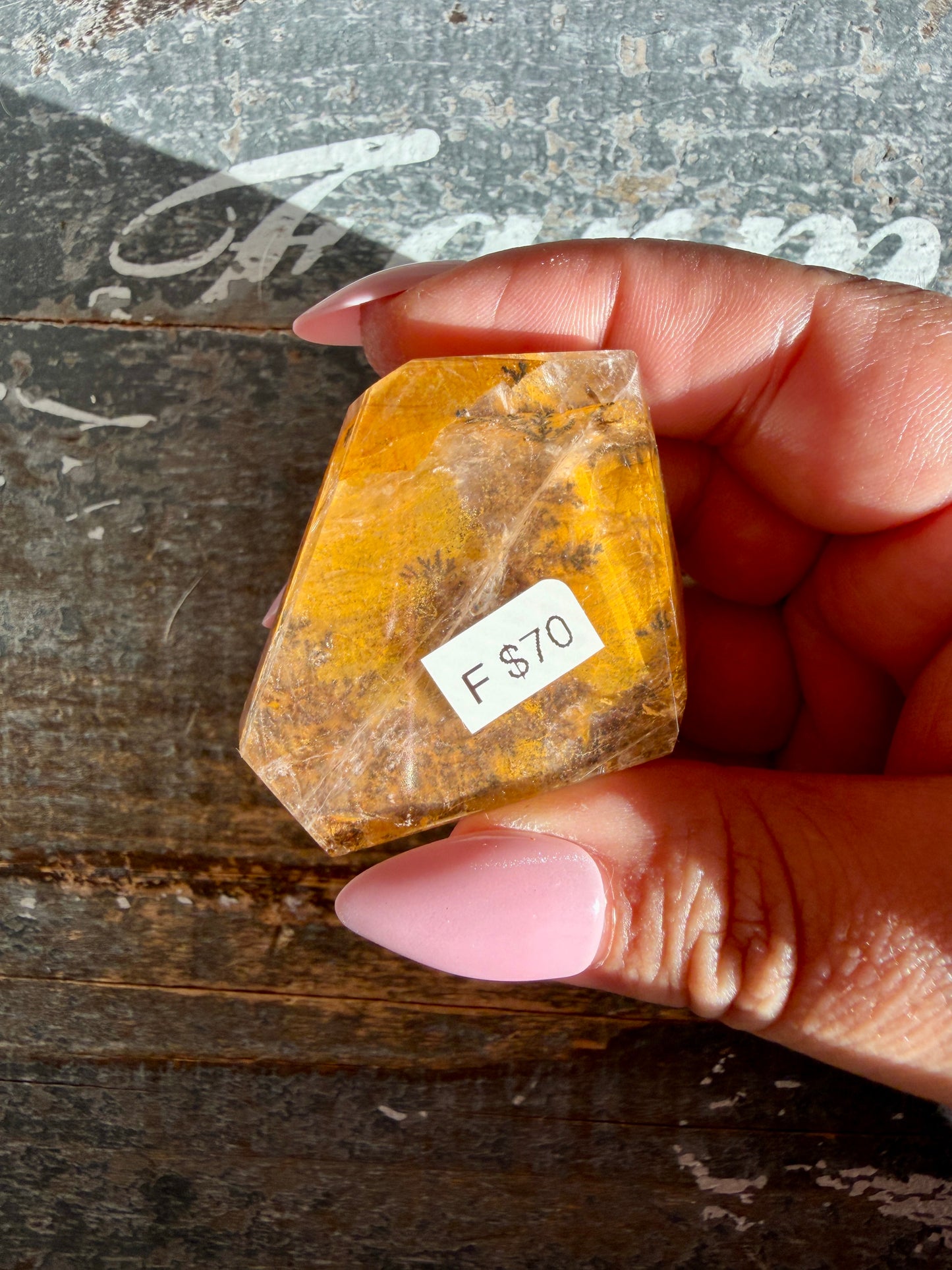 Gorgeous AAA Grade Golden Healer with Dendritic Inclusions | Opt F