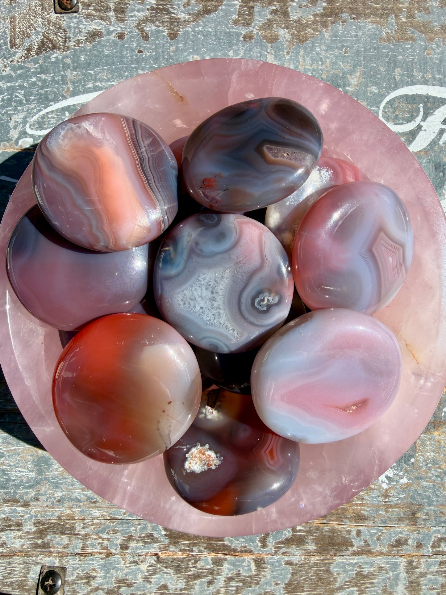 One (1) Gorgeous Swazi Agate Medallion | Intuitively Chosen