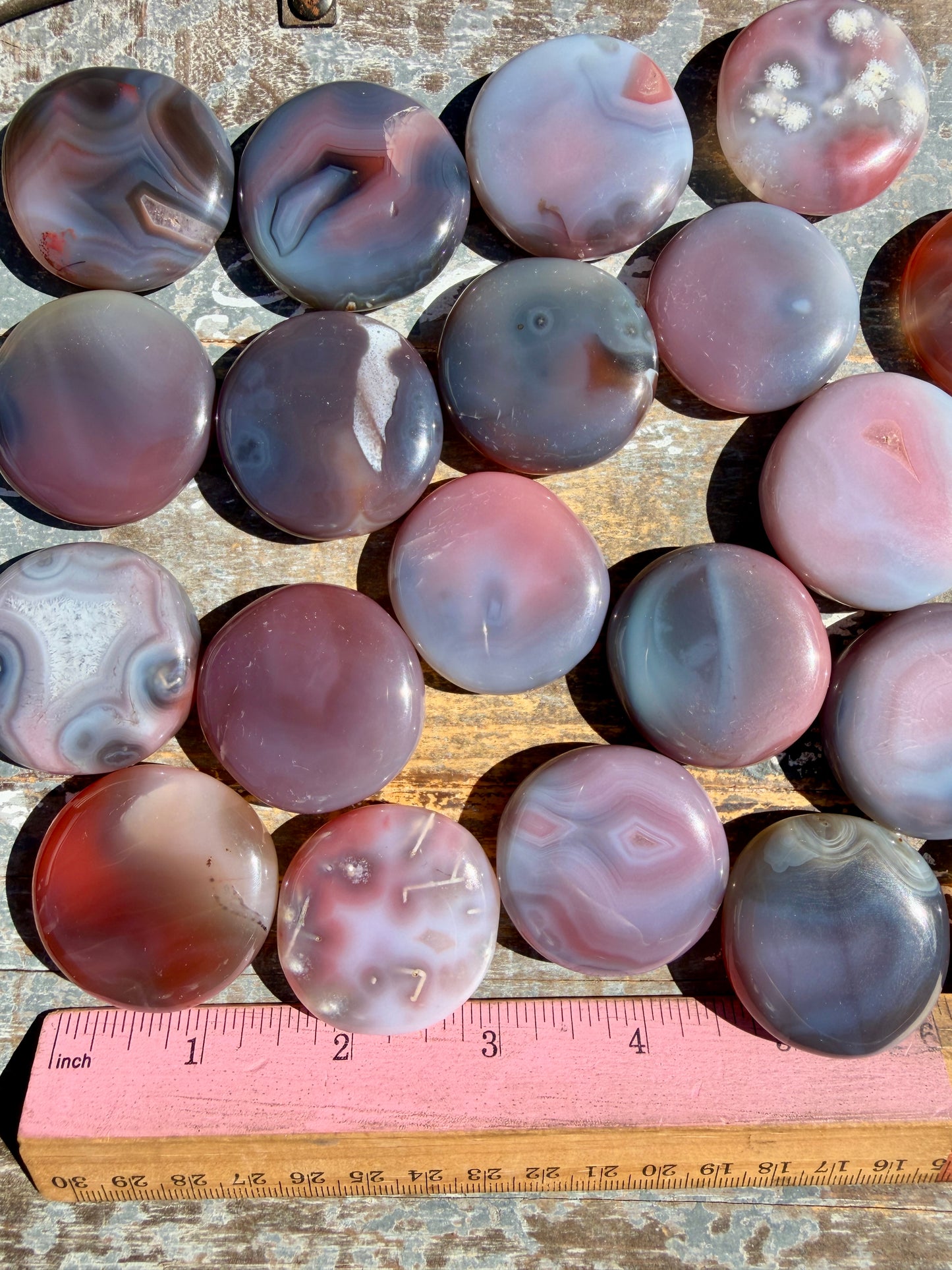 One (1) Gorgeous Swazi Agate Medallion | Intuitively Chosen