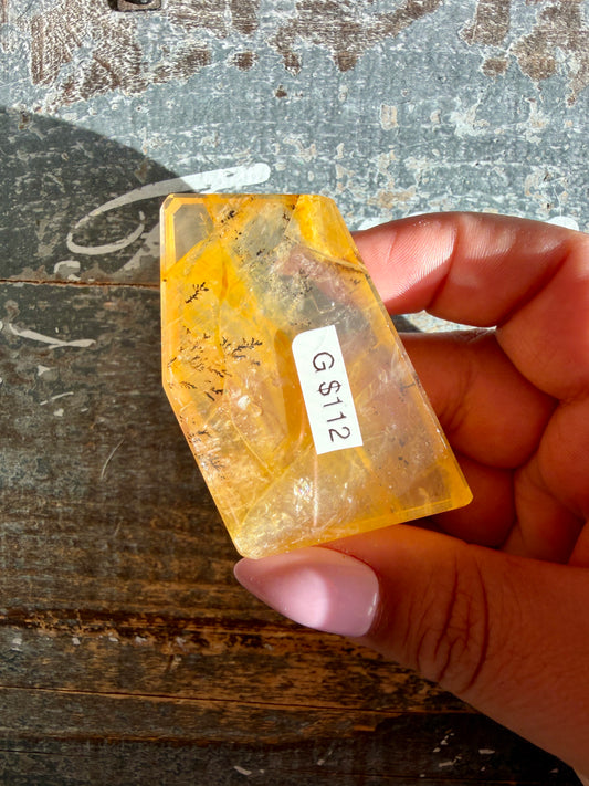 Gorgeous AAA Grade Golden Healer with Dendritic Inclusions | Opt G